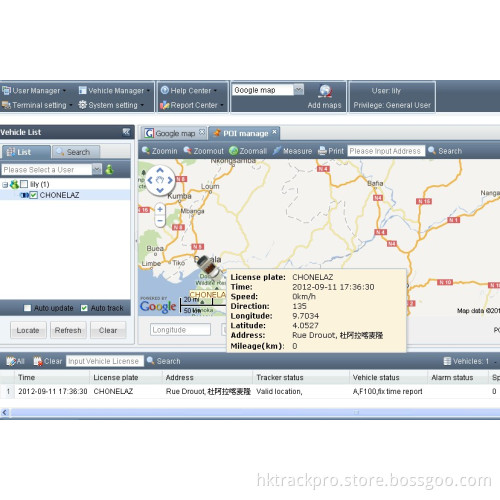 Vehicle Tracking Software Platform